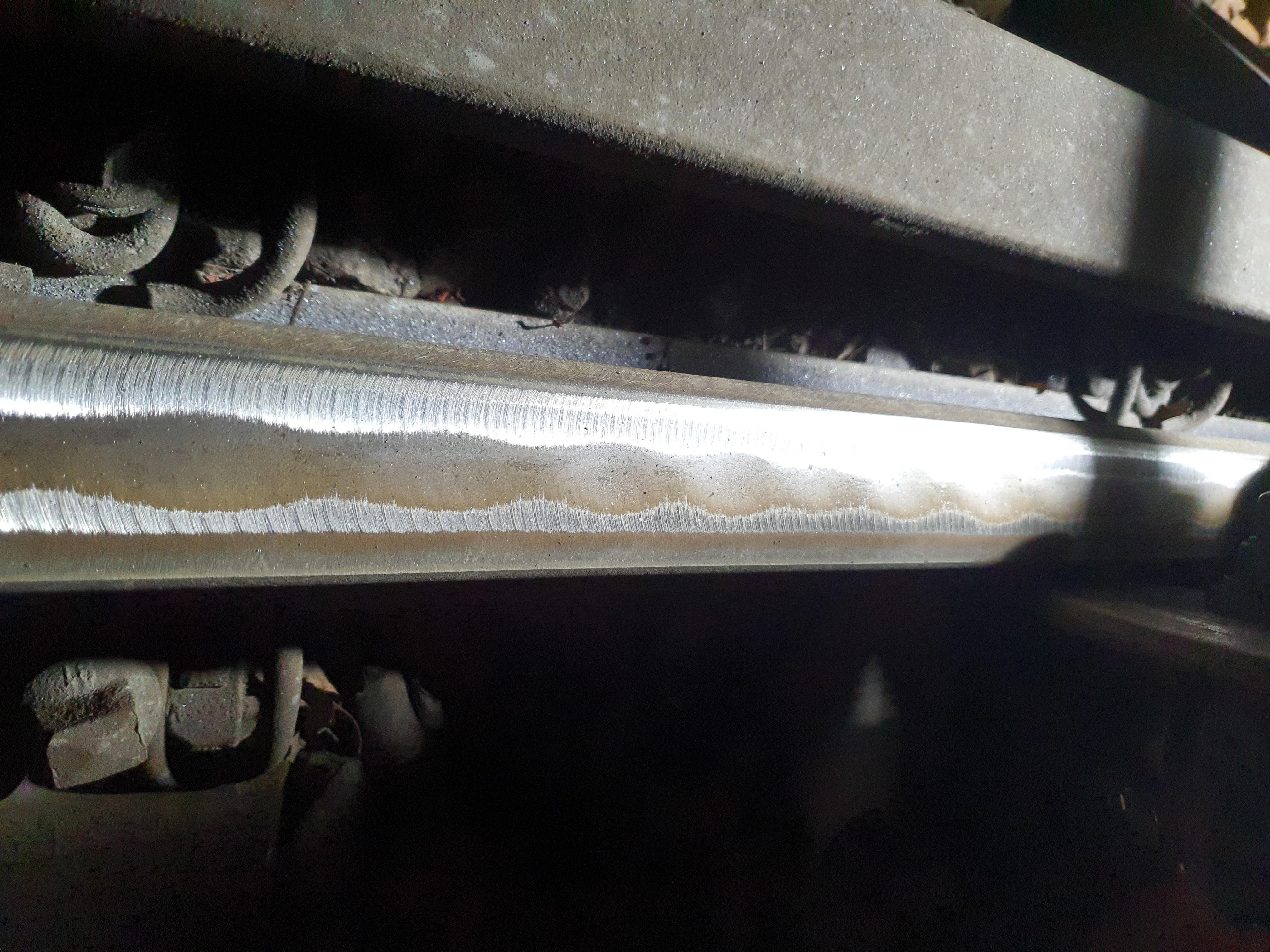 Reprofilieren der Schiene